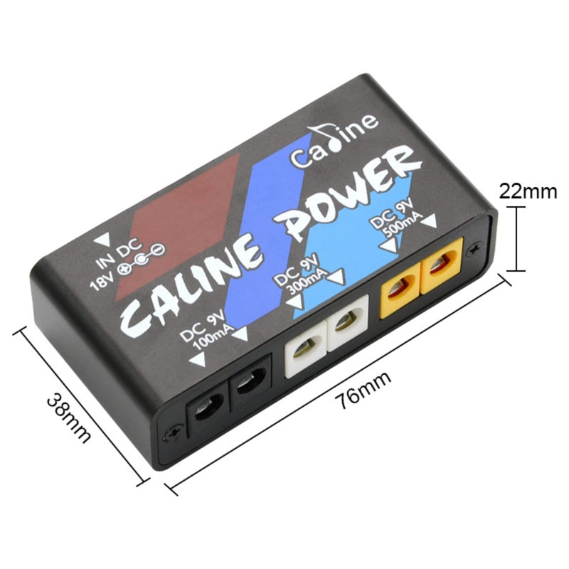 Caline CP-02 Mini Guitar Power Supply 6 DC Outputs for 9V Effect Pedal - Image 2